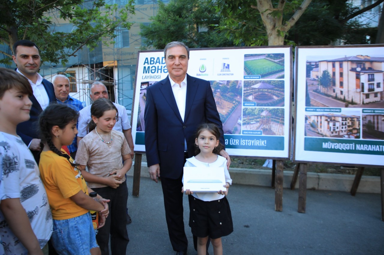 Niyazi Bayramov növbəti “ABAD məhəllə” ilə tanış oldu - FOTOLAR